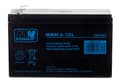 Miniatyrbillede 1 af 4: MPL MW POWER MWH 9-12L UPS-batteri Blyakkumulator VRLA AGM Vedligeholdelsesfri 12 V 9 Ah Sort