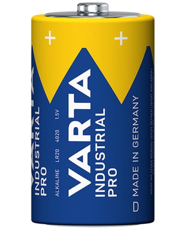 Alkalisk batteri D LR20 (R20) 1,5V Varta Industrial