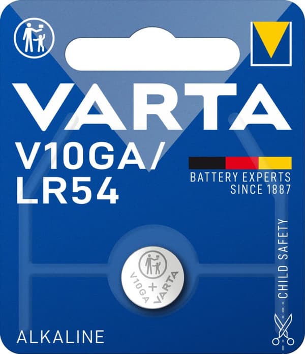 VARTA V10GA ALKALIN BATTERI (type LR54) 1 stk.