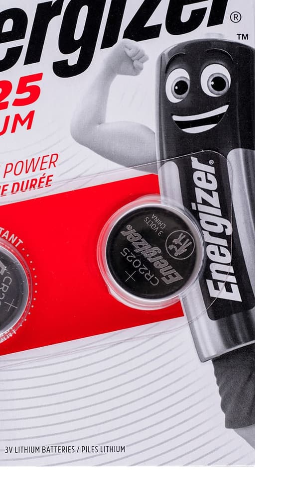 ENERGIZER BATTERI SPECIALISERET CR2025/2, 3V, ECO