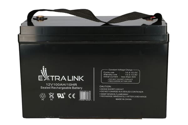 Extralink BATTERIAKKUMULATOR AGM 12V 100AH - Forseglet blybatteri (VRLA)