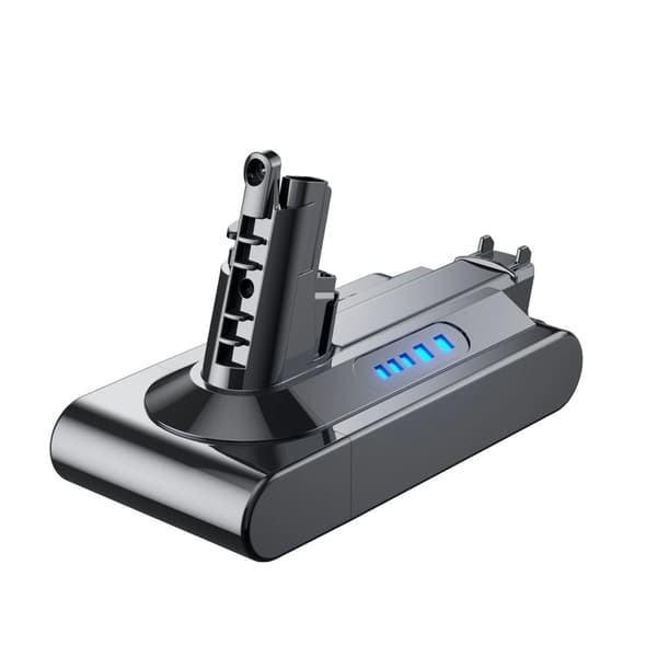Ladattava akku, 6000mAh kapasiteetti, yhteensopiva V6/V7/V8/V10-mallien kanssa,V10 6000mah 1kpl