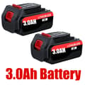 Miniatyrbild 2 av 2: Black Decker Litium-Ion Batteri, 20V, 3000mAh Kapacitet,2 stycken 3.0Ah