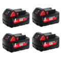 Miniatyrbillede 1 af 2: Batteripakke, 8000mAh, CE-certificeret,4Pcs 8000mAh