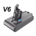 Miniatyrbild 1 av 2: Uppladdningsbart batteri, 6,0 Ah kapacitet, Li-Ion-teknologi,1St 6.0ah V6 Batteri, 21.6V
