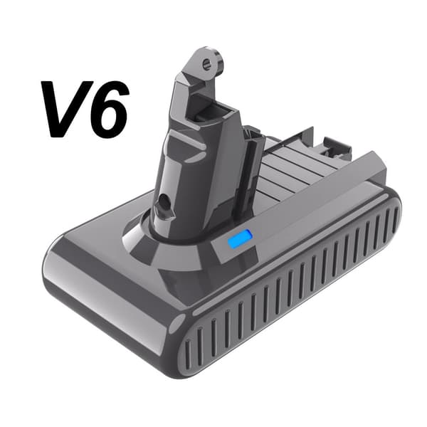 Uppladdningsbart batteri, 6,0 Ah kapacitet, Li-Ion-teknologi,1St 6.0ah V6 Batteri, 21.6V