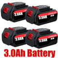 Miniatyrbild 2 av 2: Black Decker Litium-Ion Batteri, 20V, 3000mAh Kapacitet,4 stycken 3.0Ah