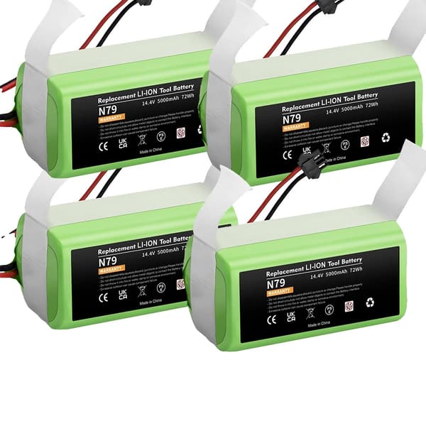 Ecovacs N79 Erstatningsbatteri, 5000mAh Kapacitet, 14.4V Spænding,6