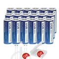 Miniatyrbillede 1 af 2: PALO USB genopladelige batterier, 1,5V lithium, 2800mWh kapacitet,18 stk