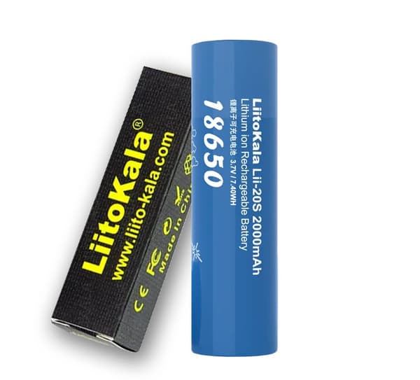 Akkumulator battericelle LiitoKala Lii-20S 3,7 V 2000 mAh 18650