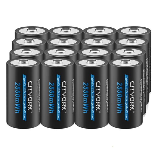 Genopladeligt Li-ion batteri, 2550mWh kapacitet, 1800 cyklusser,16 STK