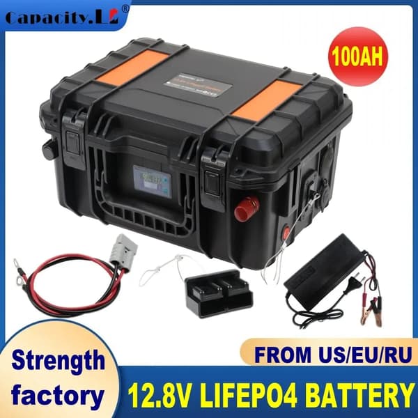 12V Lifepo4 Batteri, 100AH Kapacitet, Letvægtsdesign,12VCS100AH