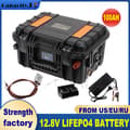 Miniatyrbillede 2 af 2: 12V Lifepo4 Batteri, 100AH Kapacitet, Letvægtsdesign,12VCS100AH