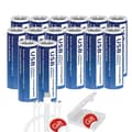 Pikkukuva 1 / 2: PALO USB-ladattavat AA-paristot, 1,5V jännite, nopea lataus 1 tunnissa,14 kpl AA