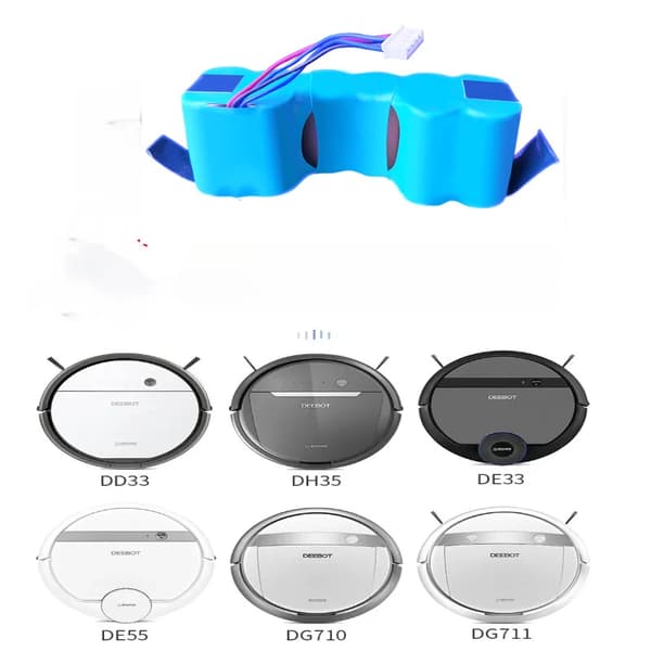 Batteripakke til Ecovacs Deebot, 3500mAh kapacitet, NI-MH teknologi,3500mAh