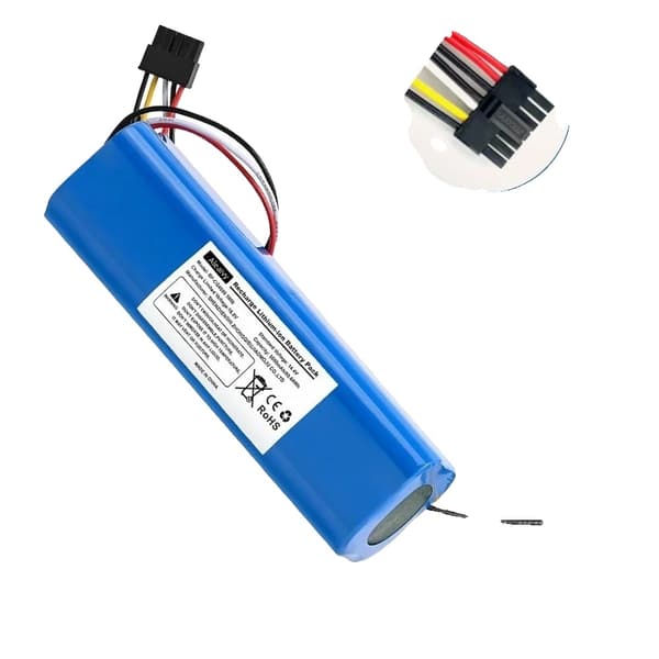 Li-ion batteri til Cecotec Conga, 6500mAh kapacitet, 14.8V ydeevne,5090-6500mAh
