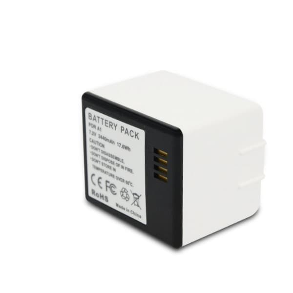 Li-ion genopladeligt batteri, 2440mAh kapacitet, kompatibelt med Arlo Pro og Pro 2,1 stk 2440mAh
