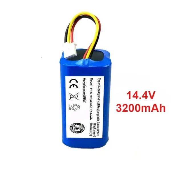 Robotdammsugare Batteri, 14.4V, 3500mAh Kapacitet,14,4V 3200mAh