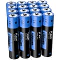 Miniatyrbillede 1 af 2: Genopladeligt AAA-batteri, 1100mWh kapacitet, hurtig opladning på 2 timer,16 PC batteri