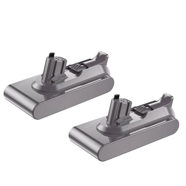 Uppladdningsbart batteri, 6000mAh kapacitet, kompatibelt med V6/V7/V8/V10-modeller,V11 6000mah 2st