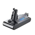 Miniatyrbillede 1 af 2: Genopladeligt batteri, 6000mAh kapacitet, kompatibelt med V6/V7/V8/V10 modeller,V10 6000mah 1stk