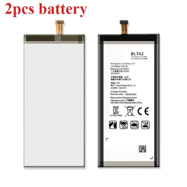 Zero-cyklus batteri, 4000mAh kapacitet, 3.7V spænding,2 stk. Batteri