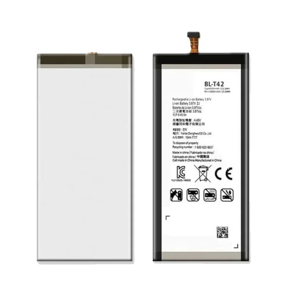Zero-cyklus batteri, 4000mAh kapacitet, 3.7V spænding,2 stk. Batteri