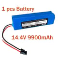 Miniatyrbillede 2 af 2: Genopladeligt Li-ion batteri, 6800mAh kapacitet, 14.4V spænding,14,8V, 1 stk 9900mAh