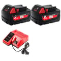 Miniatyrbillede 2 af 2: Batteripakke, 8000mAh, CE-certificeret,2X8000mAh2X4AOplader