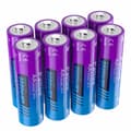 Miniatyrbillede 2 af 2: Pallus AA Genopladelige Li-ion Batterier, 3500mWh Kapacitet, Hurtig Afladning 3A,1,5V, 8 stk AA