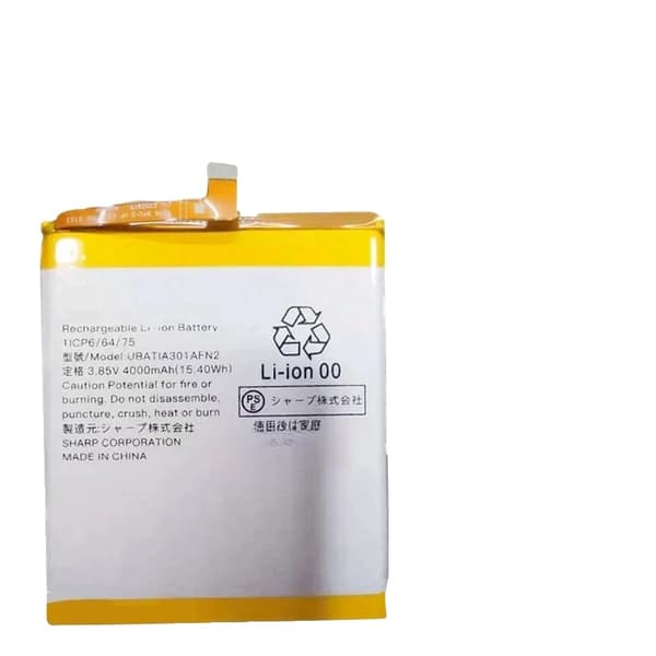 Terävä yhteensopiva akku, kapasiteetti jopa 4000mAh, sopii useisiin malleihin,UBATIA302AFN2