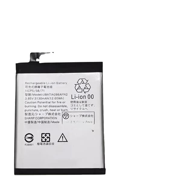 Terävä yhteensopiva akku, kapasiteetti jopa 4000mAh, sopii useisiin malleihin,UBATIA286AFN2