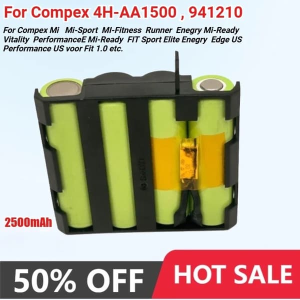 Medicinbatteri, Standardbatteri, Genopladeligt,2500mAh