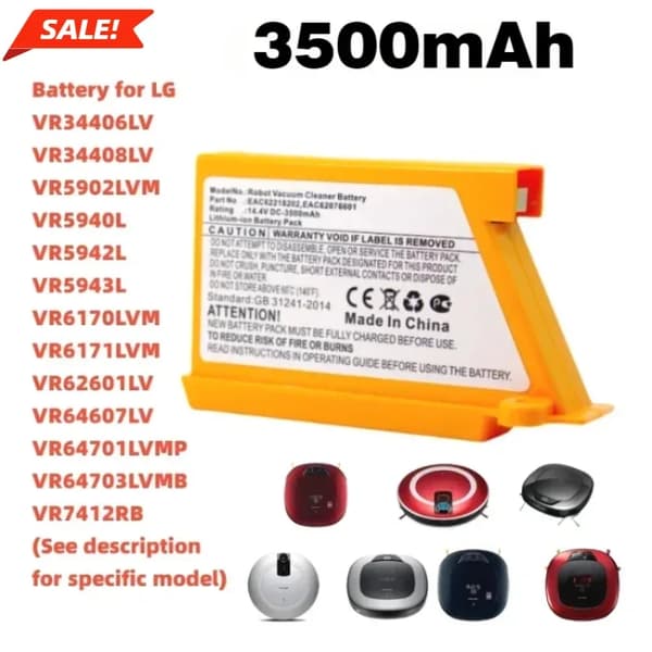 Batteri, Spænding 14.4V, Type Li-Ion,3500mAh