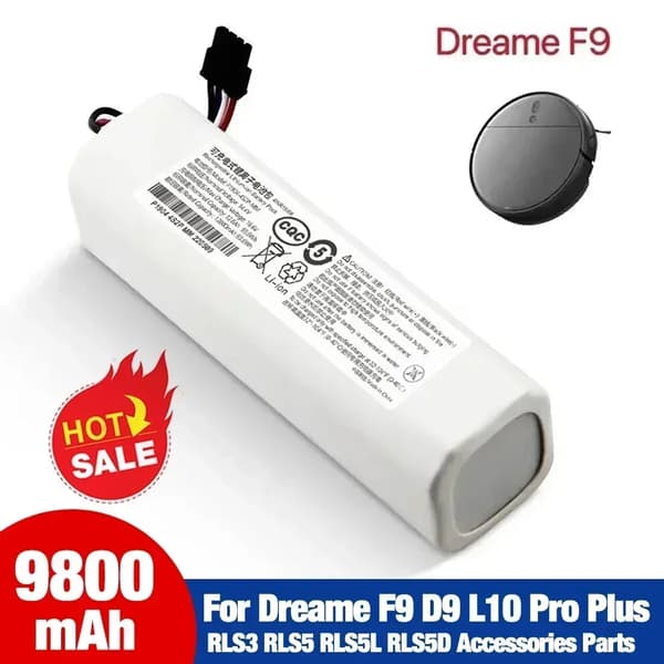 Ersättningsbatteri, 9800mAh kapacitet, 14.4V nominell spänning, Li-Ion typ,DR-14.4V 9800mAh