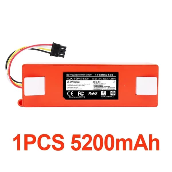 Ægte erstatningsbatteri, 12800mAh kapacitet, Li-Ion type, 14.4V spænding,14.4V 5200mAh