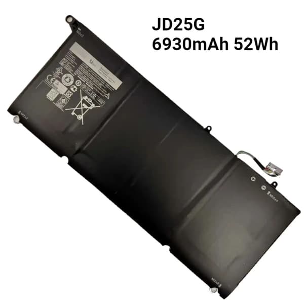 Batteri, 7.6V, Li-Polymer,JD25G 52WH