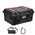 Miniatyrbillede 1 af 2: LiFePO4-batteri, 100Ah/120Ah kapacitet, Bluetooth-aktiveret,Orange 120Ah Batteri