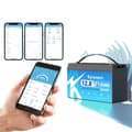 Miniatyrbillede 1 af 4: 12V 135AH Lithiumbatteri, Bluetooth BMS, Bredt driftstemperaturområde,12V 135AH Bluetooth