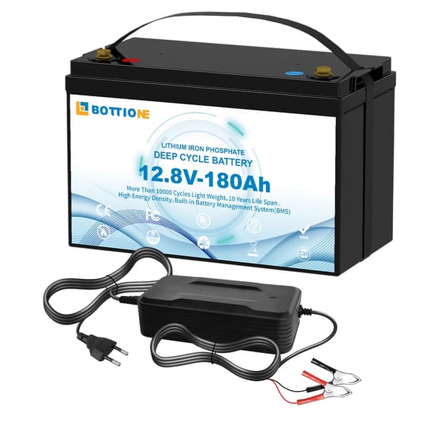 LiFePO4-batteri, 12,8V, 100Ah, 120Ah,12.8V 180Ah