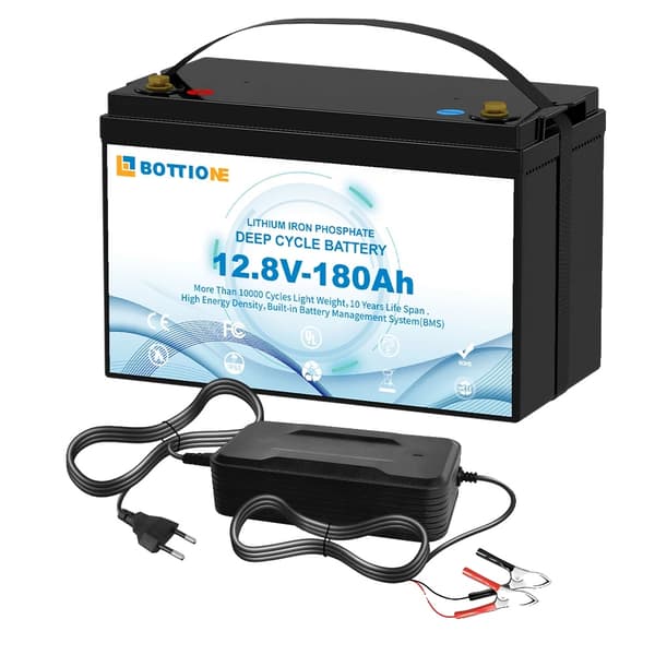 LiFePO4-batteri, 12,8V, 100Ah, 120Ah,12.8V 180Ah