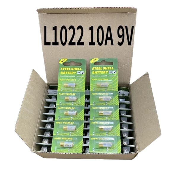 9V Alkaline Batteri, 28mAh Kapacitet, Kompakt Størrelse,9V