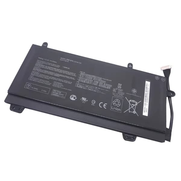 ASUS bærbar computerbatteri, 55WH kapacitet, 15.4V spænding, Li-Polymer teknologi