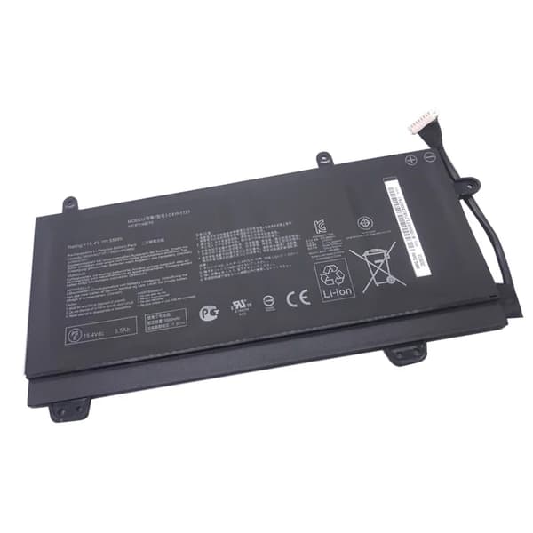 ASUS bærbar computerbatteri, 55WH kapacitet, 15.4V spænding, Li-Polymer teknologi