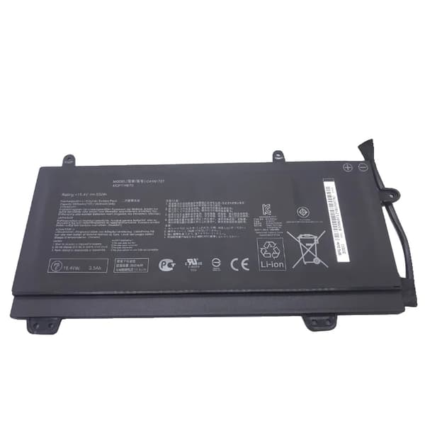 ASUS bærbar computerbatteri, 55WH kapacitet, 15.4V spænding, Li-Polymer teknologi