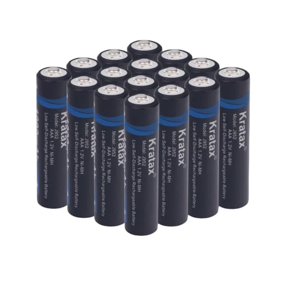 AAA genopladelige batterier, 1100mAh kapacitet, NI-MH type, CE certificeret,1.2V, 16PC AAA
