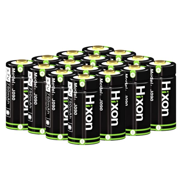 Genopladelige batterier, 700mAh kapacitet, op til 500 opladninger,3.7V, 16PC Batteri