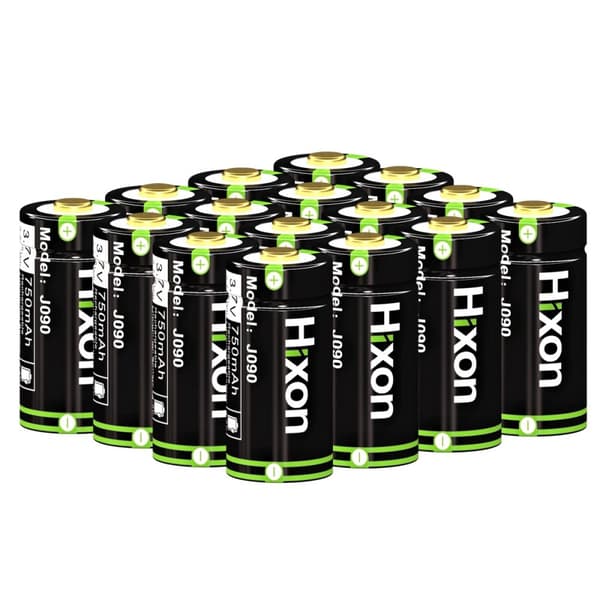 Genopladelige batterier, 700mAh kapacitet, op til 500 opladninger,3.7V, 16PC Batteri