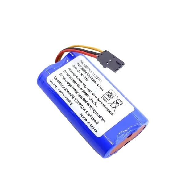 Erstatnings genopladeligt batteri, 2500mAh kapacitet, 7.4V spænding, kompatibelt med udstyr,Blå 1Pcs Batteri