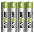 Miniatyrbillede 2 af 2: Alkaliske batterier 1,5V LR6 AAA Raver sæt med 4